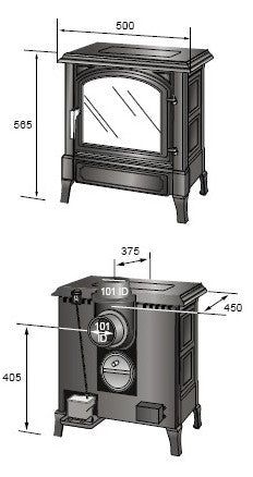 Nestor Martin Harmony 11 Oil Stoves Stain Black Enamel