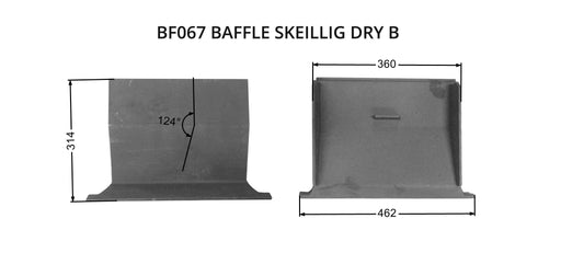 Henley Skellig Dry B 8kW Baffle Plate