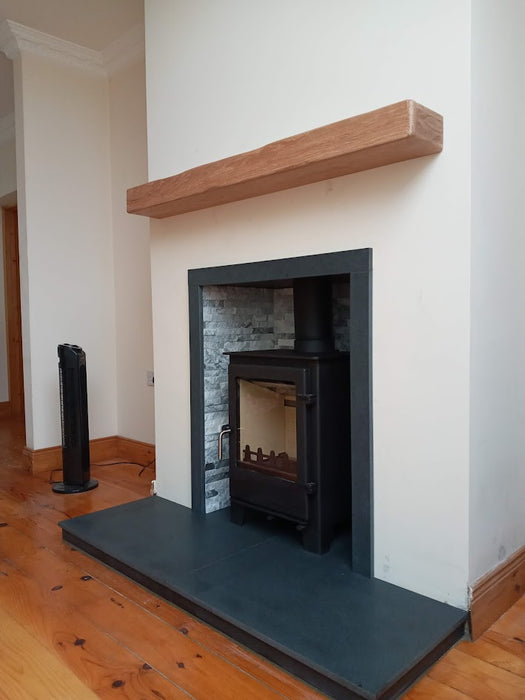 Honed Black Granite Hearth Custom Size No Joints