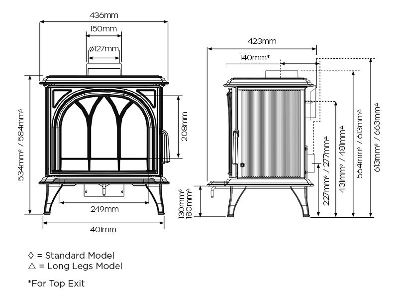 Huntingdon 20 Eco Freestanding Stove