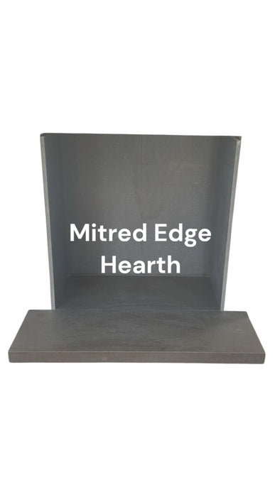 Custom Box and Fill Granite Hearth