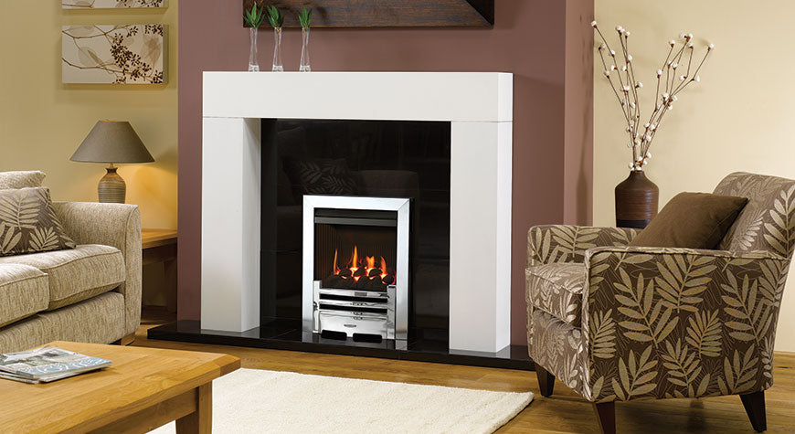 Gazco Logic HE Arts, Natural gas, Conventional Flue, Logs