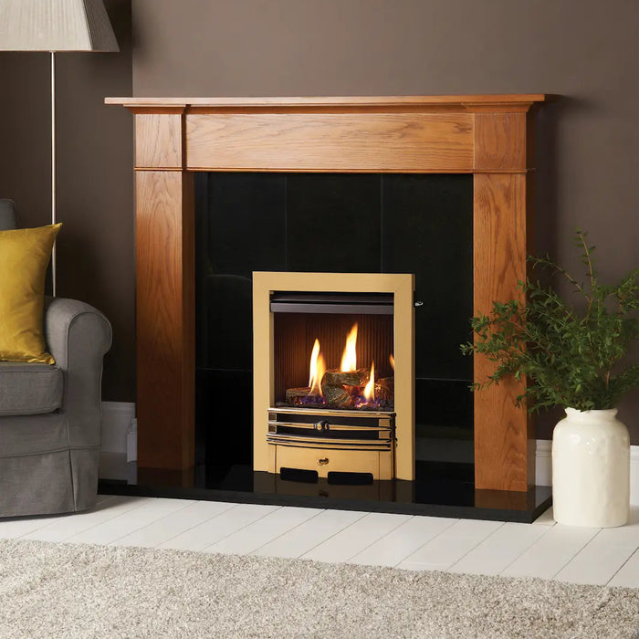 Gazco Logic HE Chartwell LPG, Balanced Flue, Logs