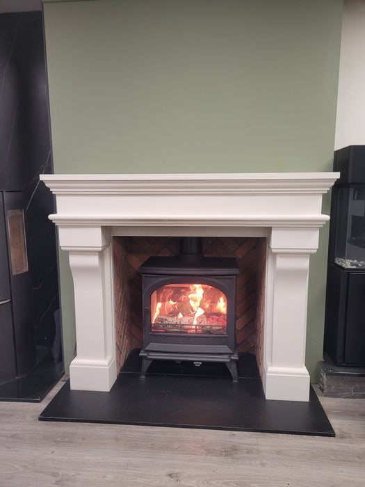 Lyon Marble Fireplace 60" (1525mm) Ivory Pearl Marble
