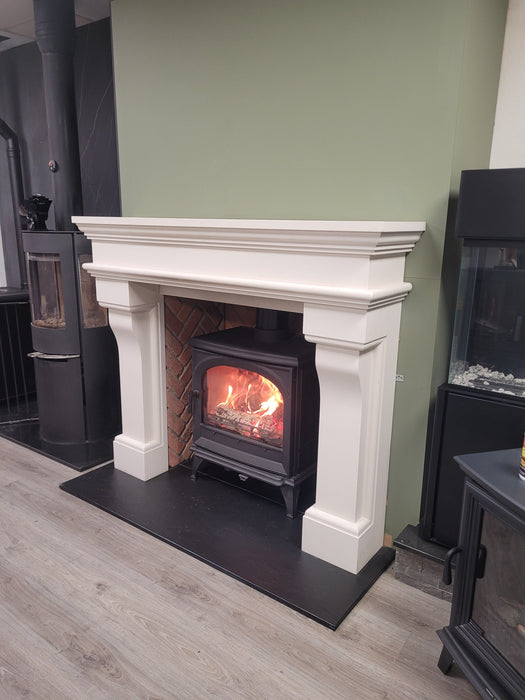 Lyon Marble Fireplace 60" (1525mm) Ivory Pearl Marble