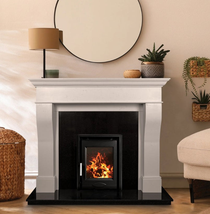 Mazona Portland Eco 5kw Matt Black Inset Stove