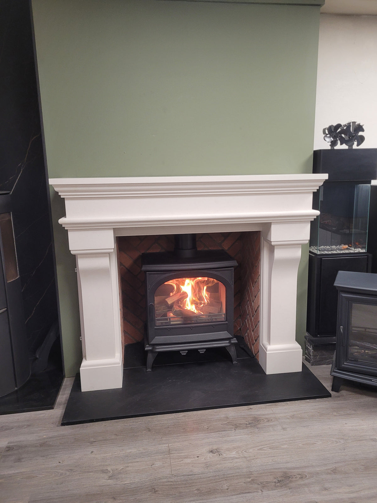 stoves channel Mazona Shelbourne Eco 10kW Cast iron Stove — Spratt Fireplaces