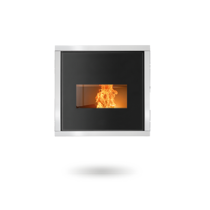Klover Pfp 160 Glass & Frame Inset Pellet Boiler