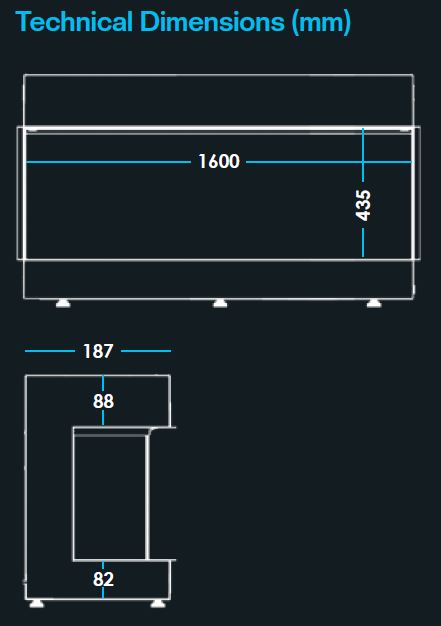 Solution Pure 1600 Slimline Black Series