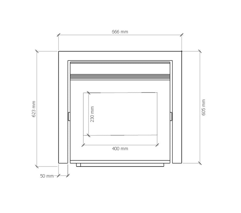 Elcofire Cooper 8S Air Inset Pellet Stove