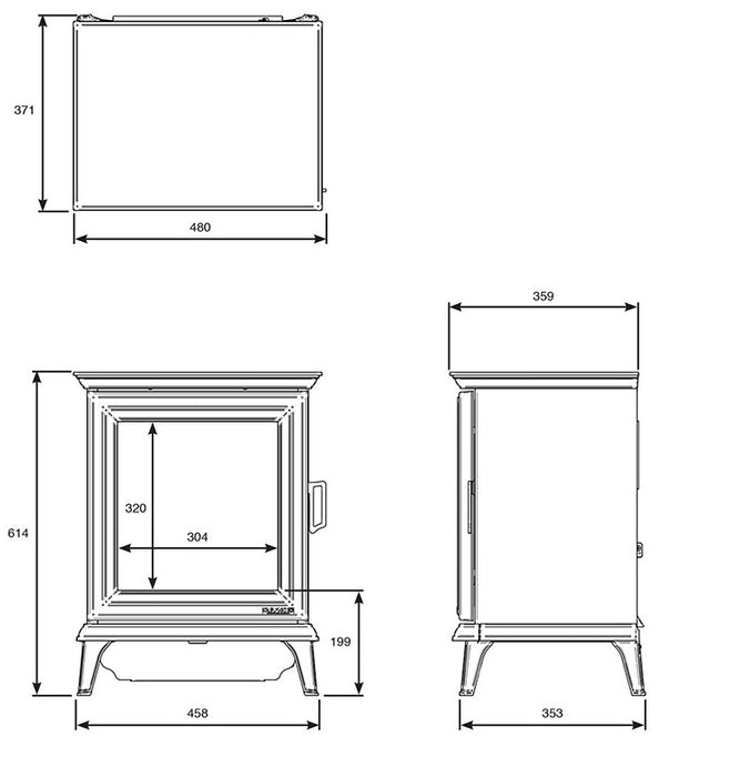 Gazco Electric Sheraton 5