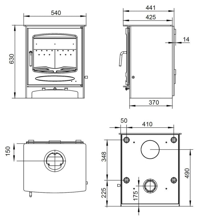 Henley Sherwood 12kw Eco Boiler Stove