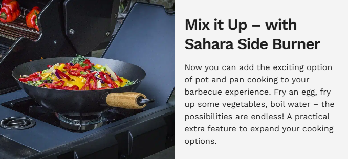 Sahara X475 Gas BBQ with Trolly
