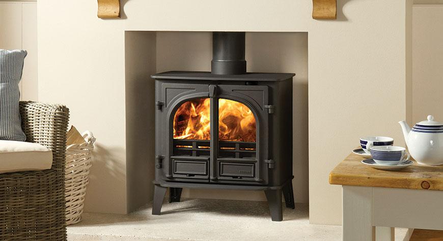 Stockton 8 Flat Top Eco Stove (Double Or Single Door)