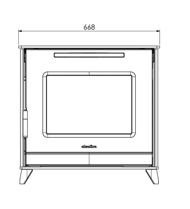 Elcofire Strata 16kw Freestanding Pellet Boiler Stove