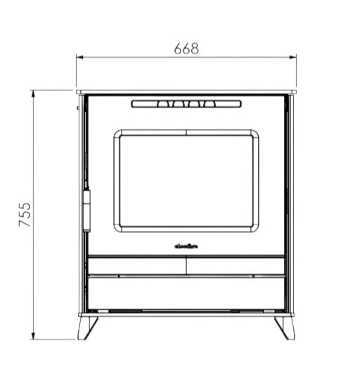 Ecofire Strata 25kw Free Standing Pellet Boiler