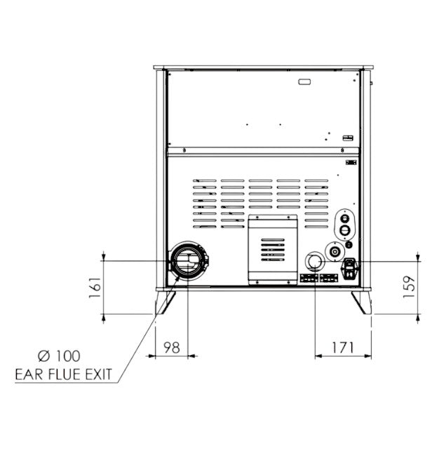 Ecofire Strata 25kw Free Standing Pellet Boiler