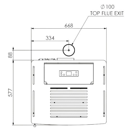 Ecofire Strata 25kw Free Standing Pellet Boiler