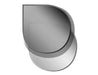 Teardrop drop hearth