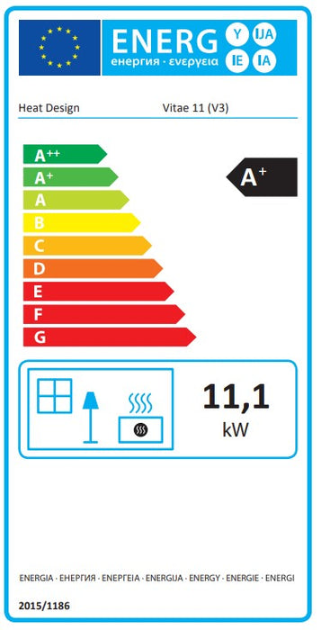 Vitae 11kw Cassette Stove Eco-design