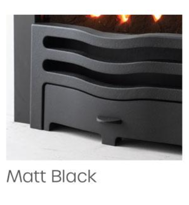 Logic HE Wave, Natural Gas Fire with Coals, Conventional Flue