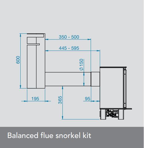 Wychwood Rear Balanced Flue