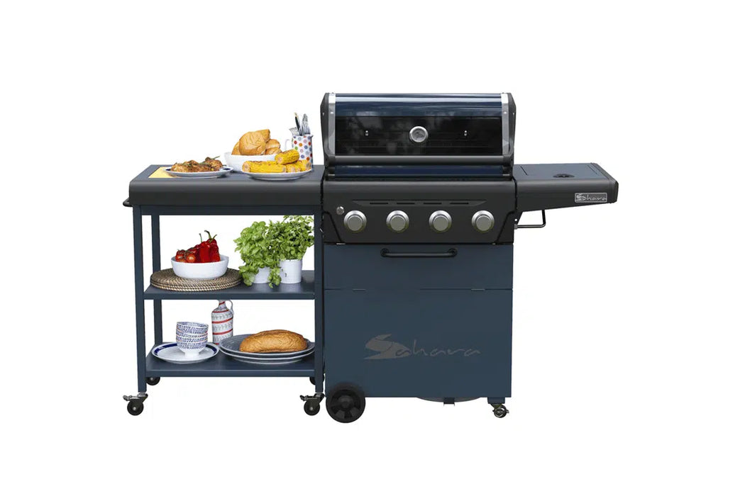 Sahara X475 Gas BBQ with Trolly