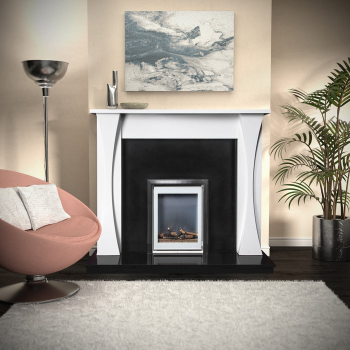 Athena Polished Polar White Surround