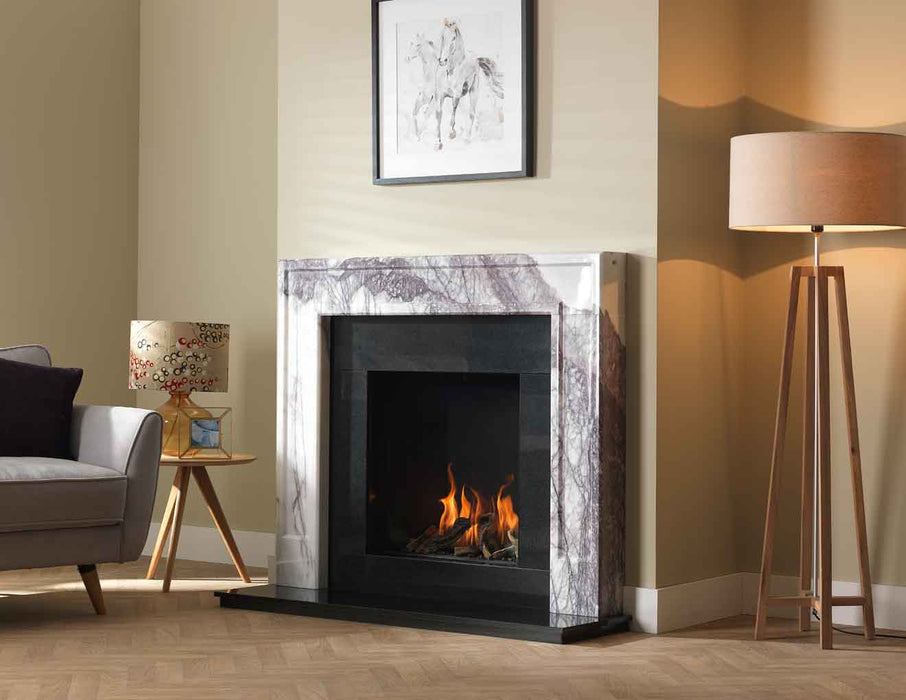 Allora Mantel Lilac Marble 51" Veined Marble Surround