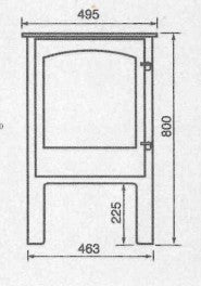 Town and Country Caedmon Multi Fuel Eco Stove