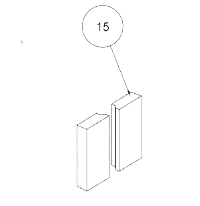 Stanley Oisin SIDE BRICK (Each) 4 Required for a full set