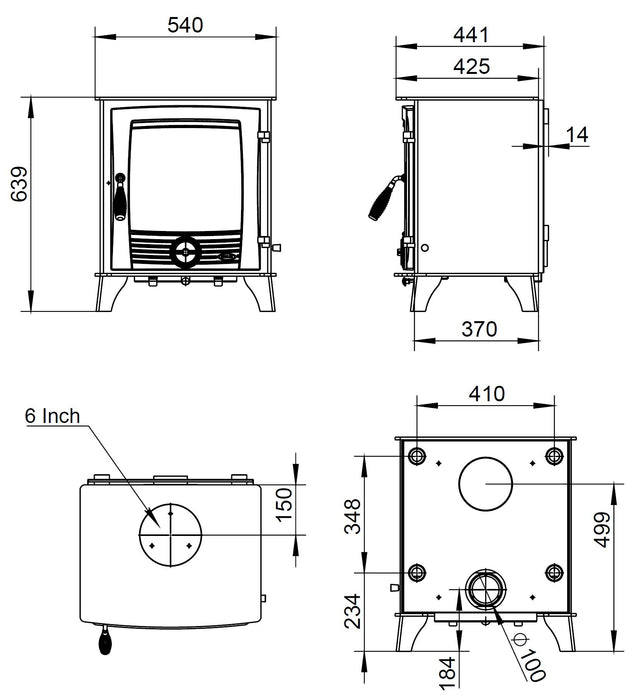 Henley Druid 12kw Eco Boiler Stove