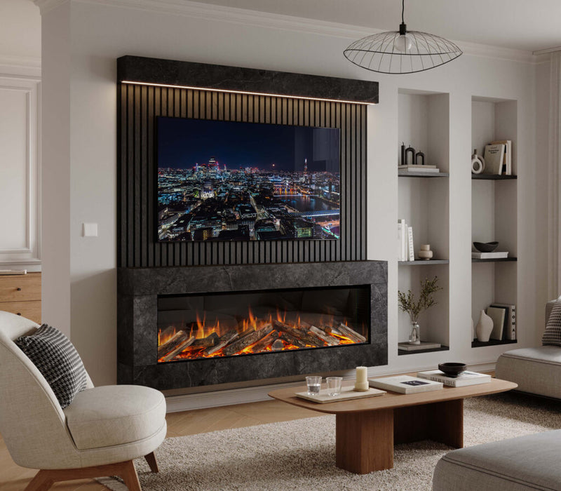 Evonic Chiswick Slimline Frame 1500 Electric Fireplace Suite