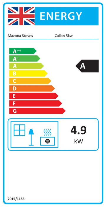Mazona Eco Callan 5kw  Pedestal  Multi Fuel Stove