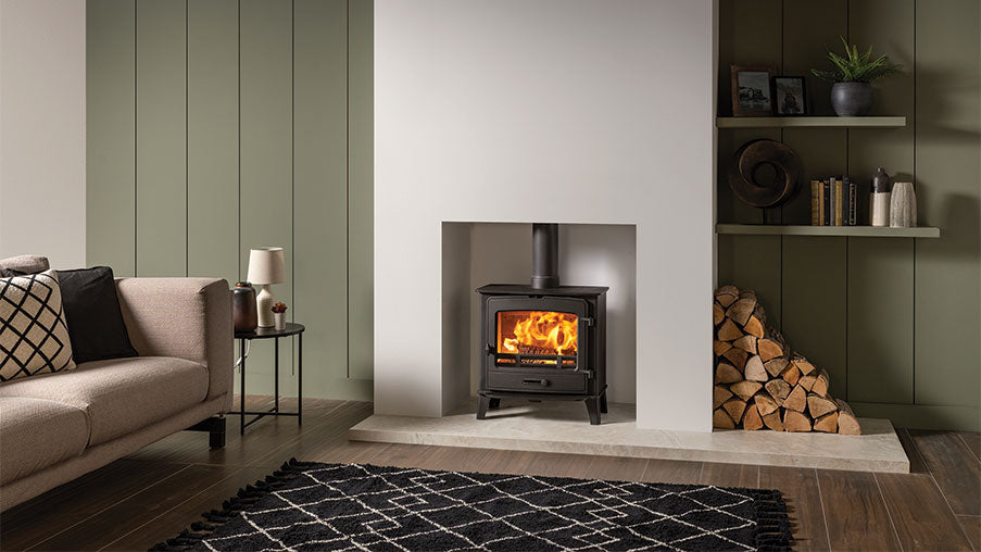 Stovax County 5Wide Multi-fuel Eco Stove with Fixed Grate
