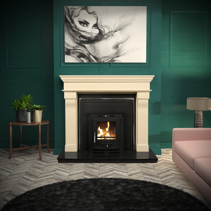 Bordeaux Marble Fireplace Surround