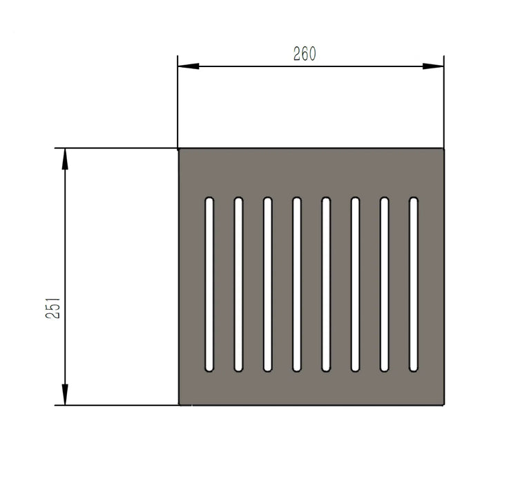 Henley Grate Athens / Orion 500 / 700 251mm x 260mm