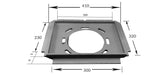 Henley Grate Skellig A/B/C Dry & Boiler Outside Frame only