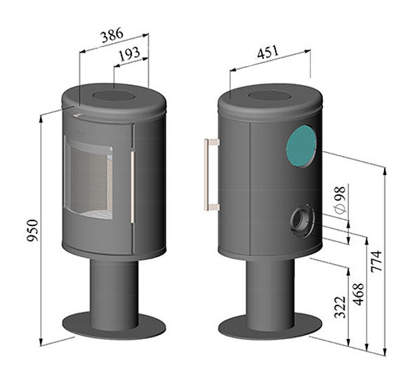 Morso  6848 On Pedestal