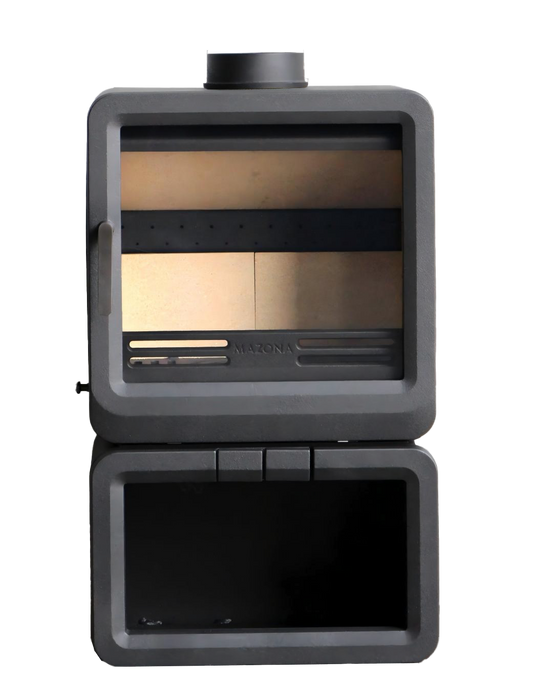 Mazona Orka 8kw Multi Fuel Stove with Log Store