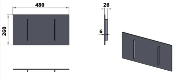 Baffle - Druid 21 Boiler