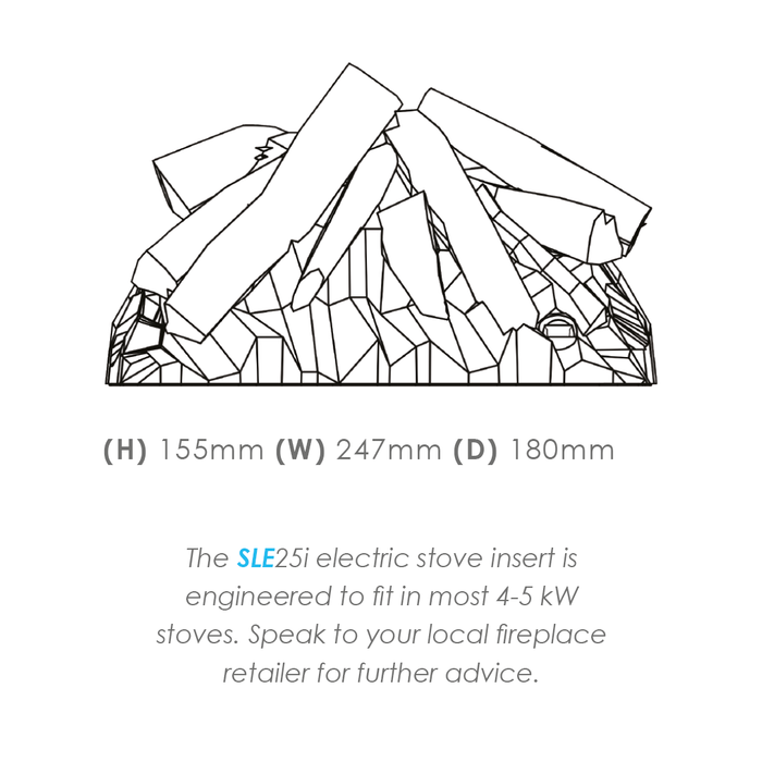 LUX 25i Stove Illumination Insert