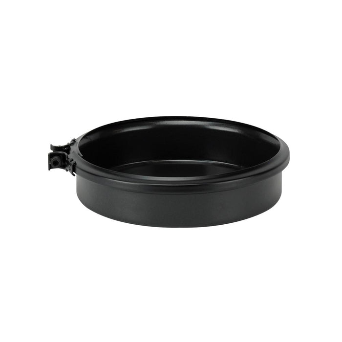 Save 6" Vitreous Enamel 90 Tee With Drain Plug Matt Black