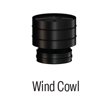 Solinox 150 Twin Wall Black WIND COWL