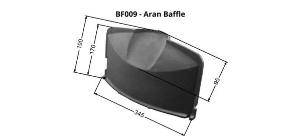 Henley Aran 6kW Freestanding Stove Baffle Plate 