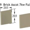 Henley Ascot 7kW Stove Full Brick Set