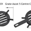 Henley Ascot 5kW Stove Grate Centre Circle