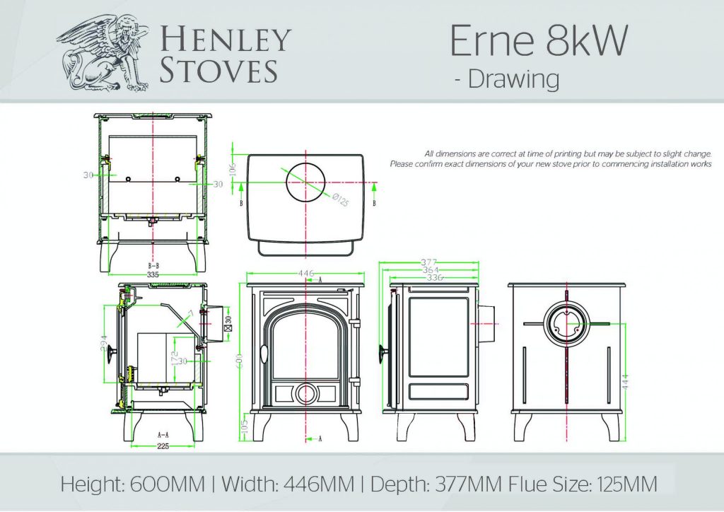 Henley Erne 8kW Freestanding Stove