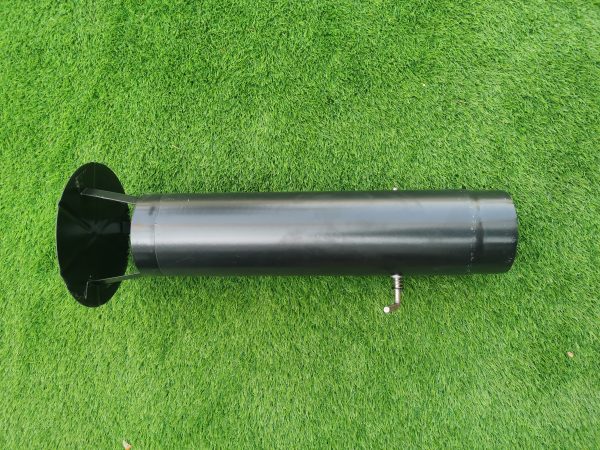 Milano Flue Pipe with Damper and Cap