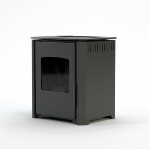 Duroflame Rembrand pellet stove side